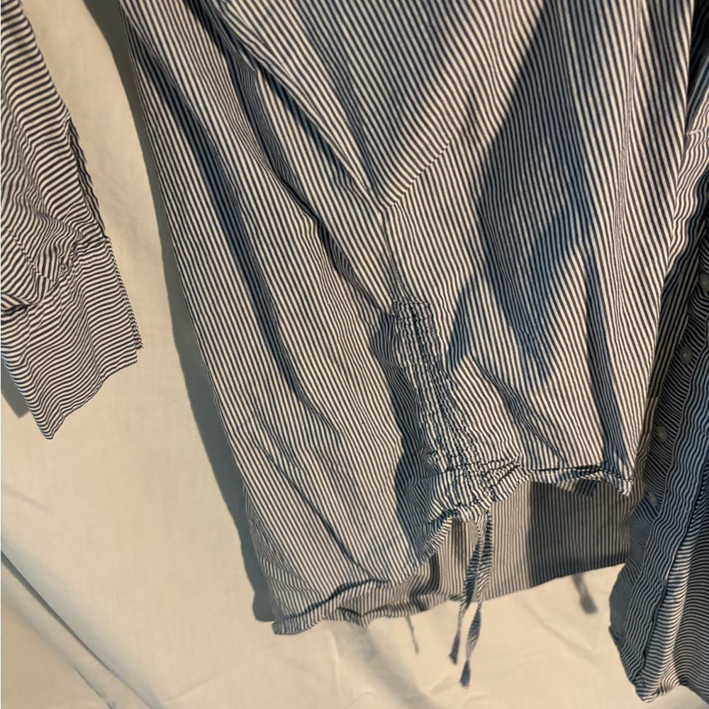 Blue Stripe Button Up - Picture 2 of 4